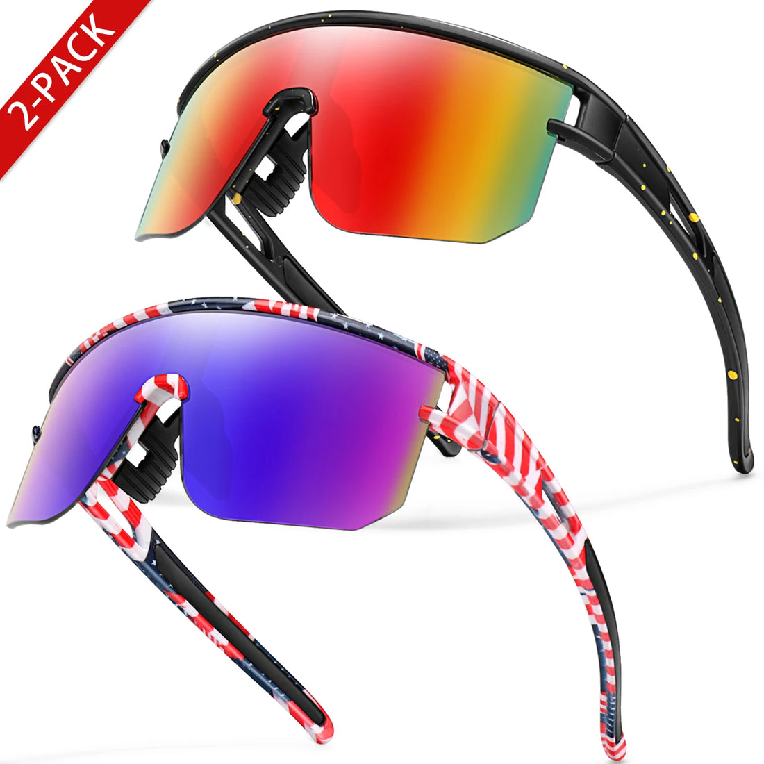 Kids' Flexible Cycling Sunglasses, Ages 3-8