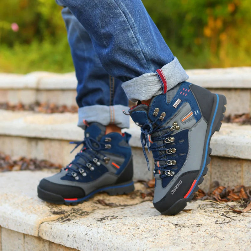 Men's Mountain Hiking Shoes, Reinforced Toe