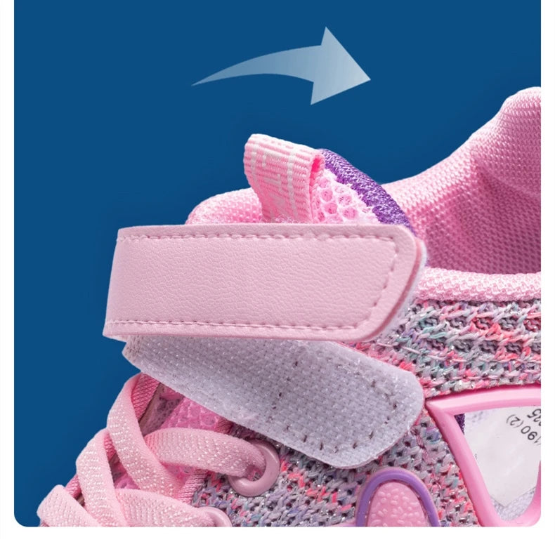 Girls Casual Shoes Light Mesh Sneakers Kids Summer