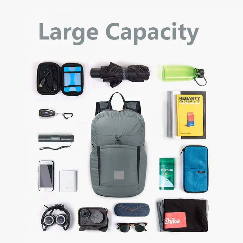 Naturehike Cloudy Goose 18L 22L Silicone Folding Backpack