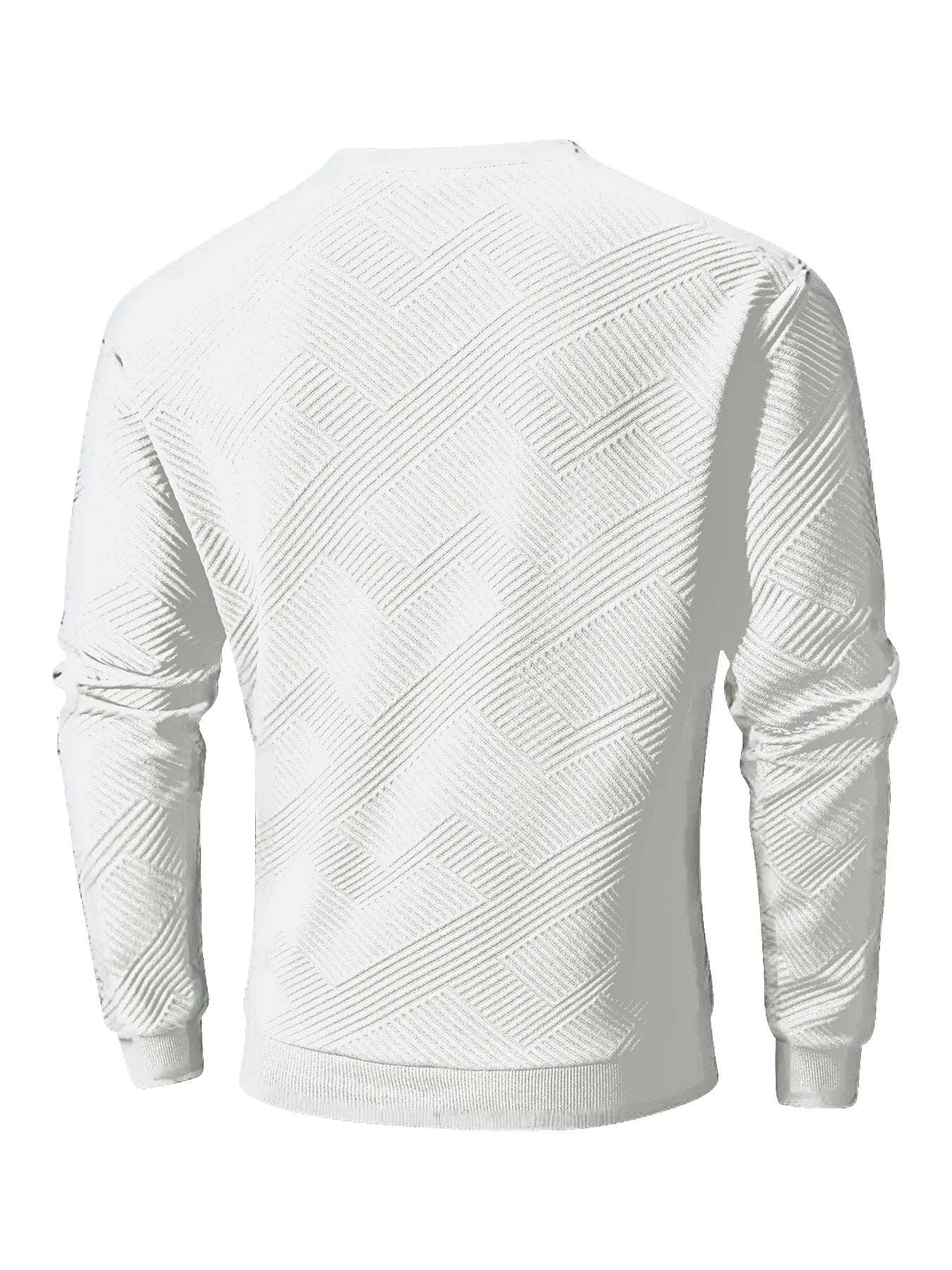 Men's Crew Neck Sweatshirts Spring Autumn Warm Basic