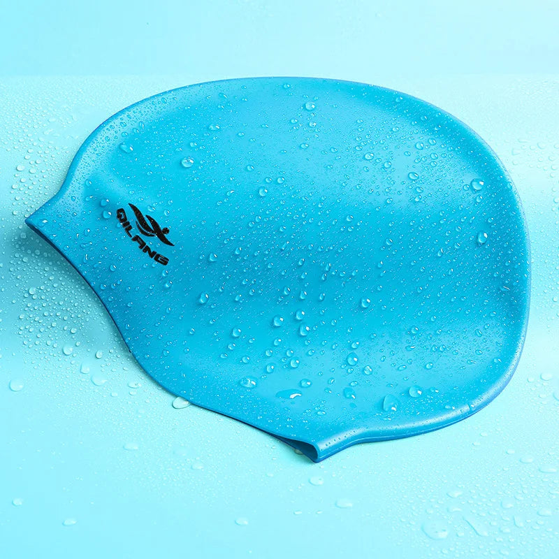 No Fog Head Silicone High-quality Swimming Cap Adults