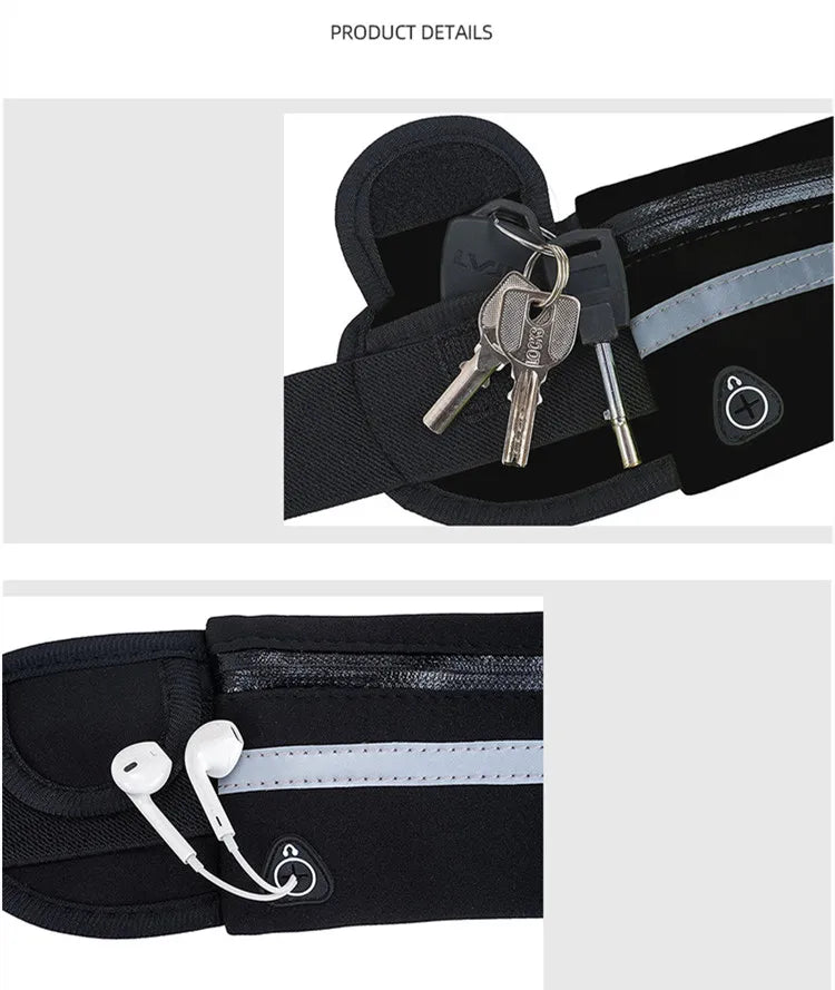 Running Waist Belt Bag for Phone and Keys