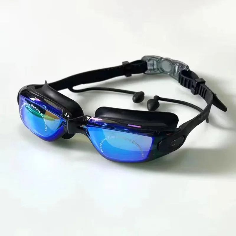ARENA Professional Adult Anti-fog Swimming Goggles Earplugs Men
