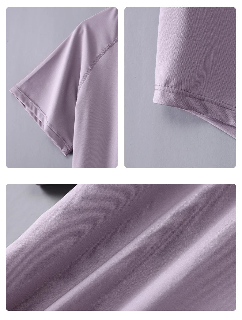 DRUR Yoga Tops Sportswear Woman Gym Shirts Breathable