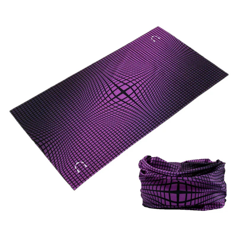 Unisex Gradient Print Bandana Neck Gaiter