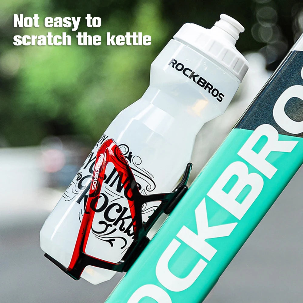 ROCKBROS Cycling Water Bottle+Water Bottle Holder 2-Piece Set