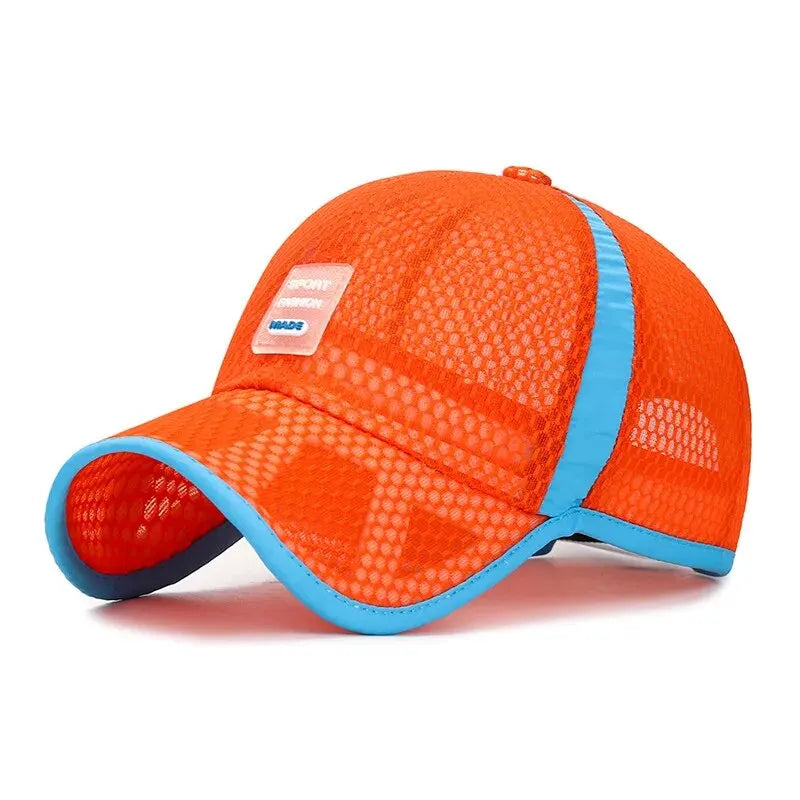 Kids' Breathable Curved-Brim Baseball Cap