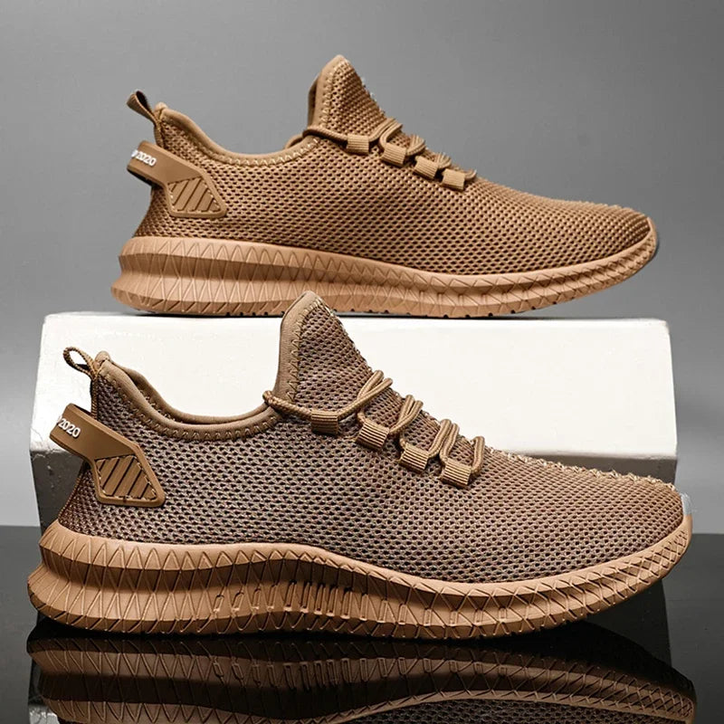 Men's Lightweight Mesh Running Trainers, image 5 of 30
