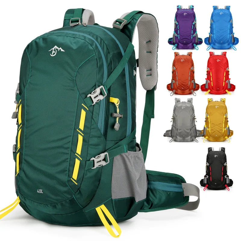 Outdoor Travel Hiking Backpack 30-40L Rainproof Nylon Cover