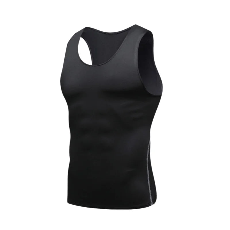 Men's Quick-Dry Compression Gym Vest, image 9 of 11