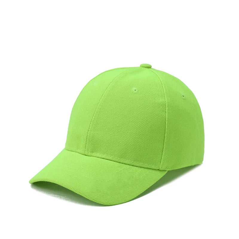 Fashion Candy Color Kids Baseball Cap Sun Protection
