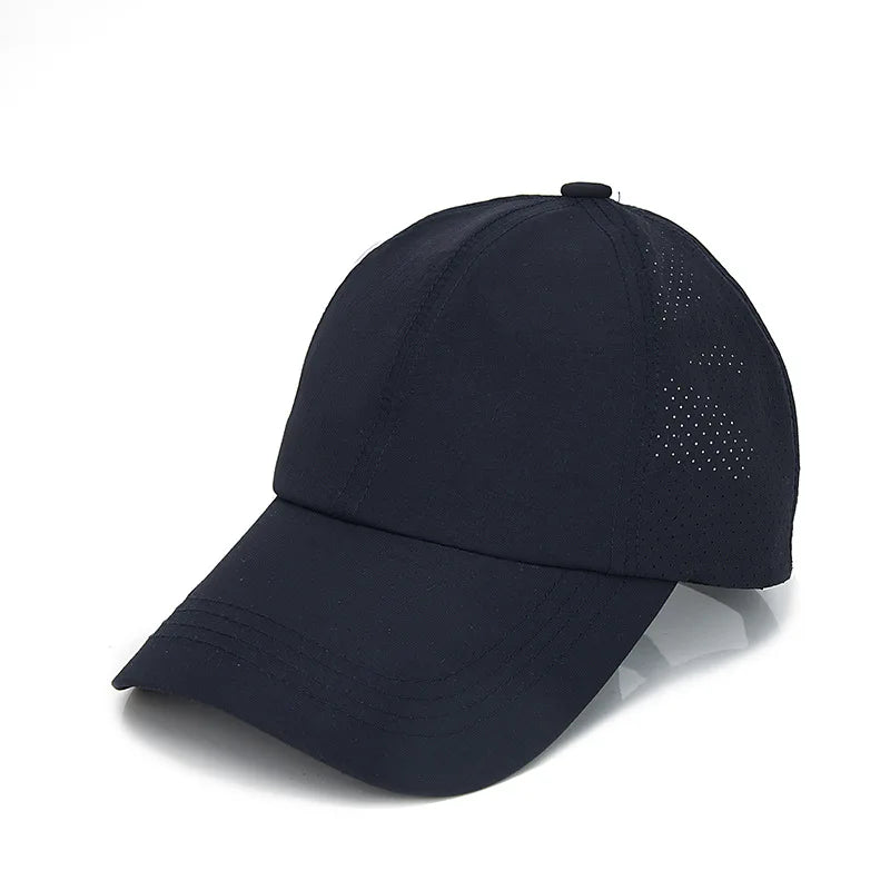 Women's Cross-Back Ponytail Baseball Cap, image 23 of 26