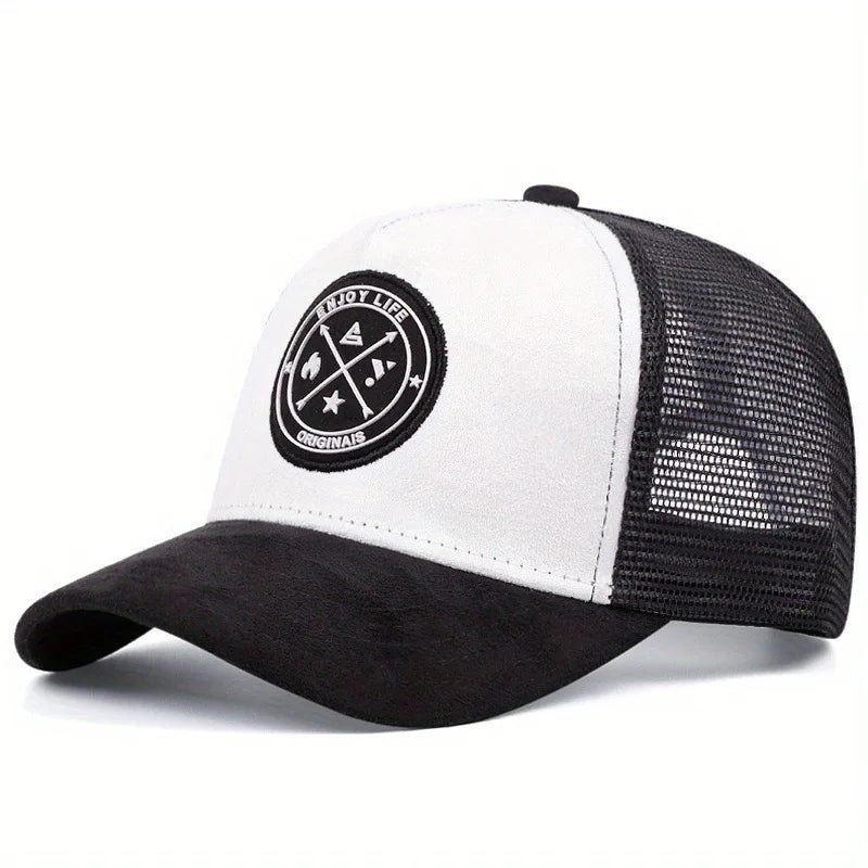 Unisex Enjoy Life Letter Patch Baseball Cap