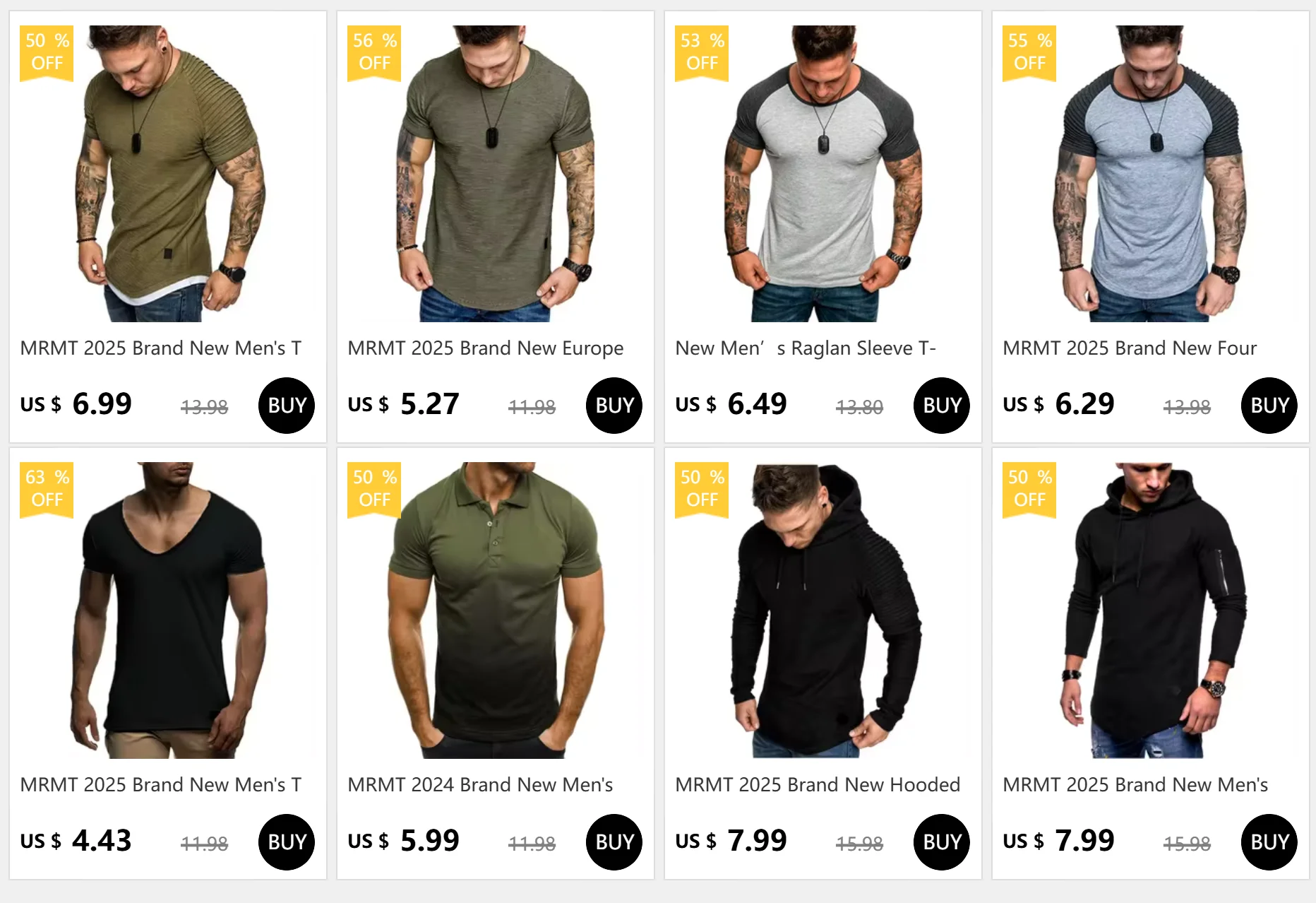 MRMT 2025 Brand New Mens Hoodies Sweatshirts Short