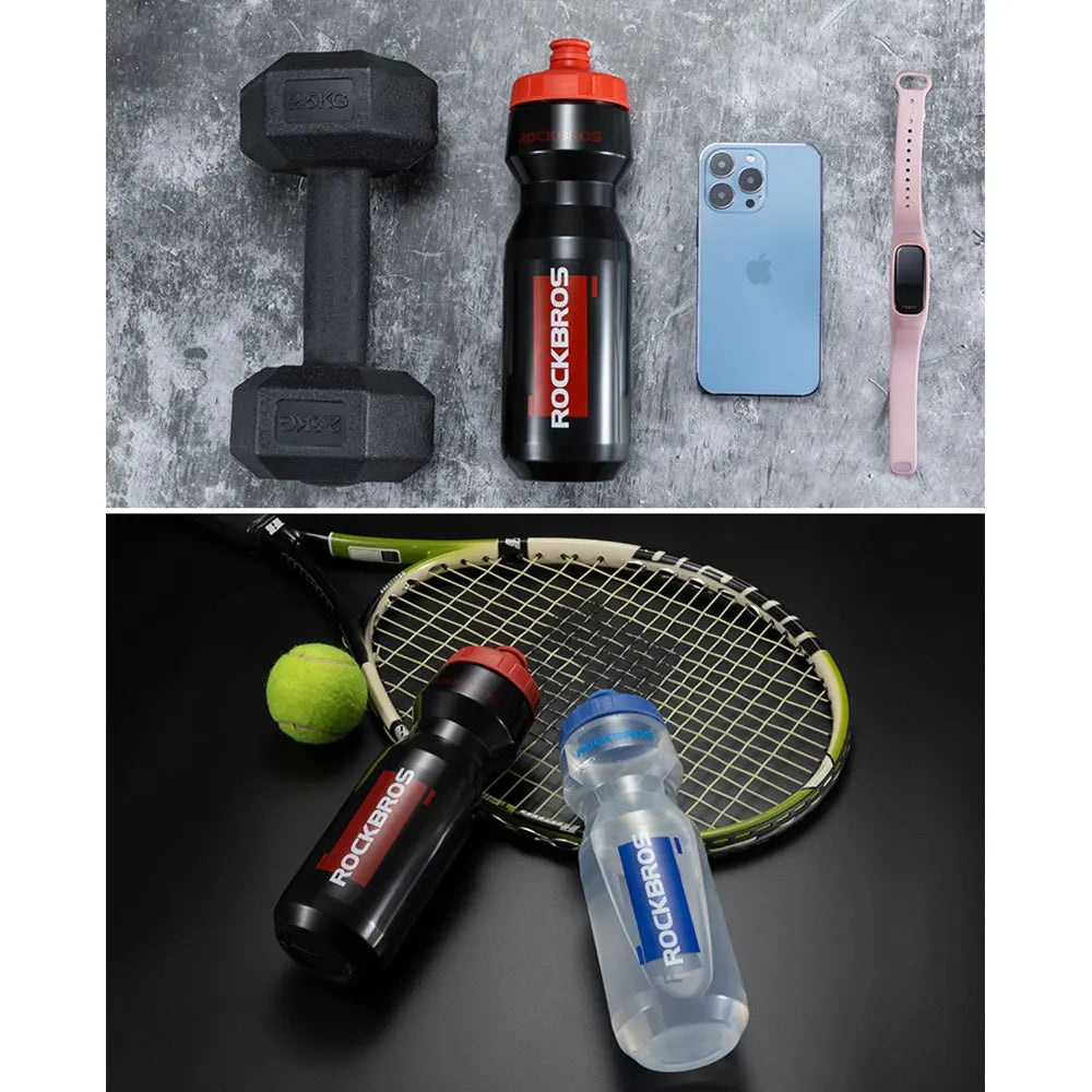 ROCKBROS Cycling Water Bottle+Water Bottle Holder 2-Piece Set