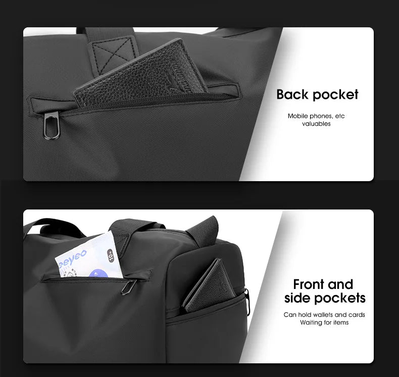 Large Oxford Fabric Gym and Travel Holdall, image 7 of 26
