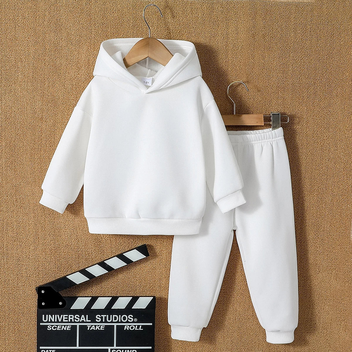 Kids Fashion 2pcs Pullover Hoodie+Pants Suits 1-8Y Years