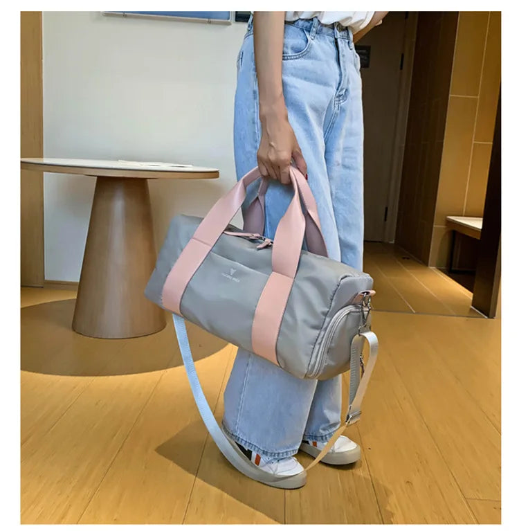 Women's Gym Bag with Separate Shoe Compartment, image 23 of 47