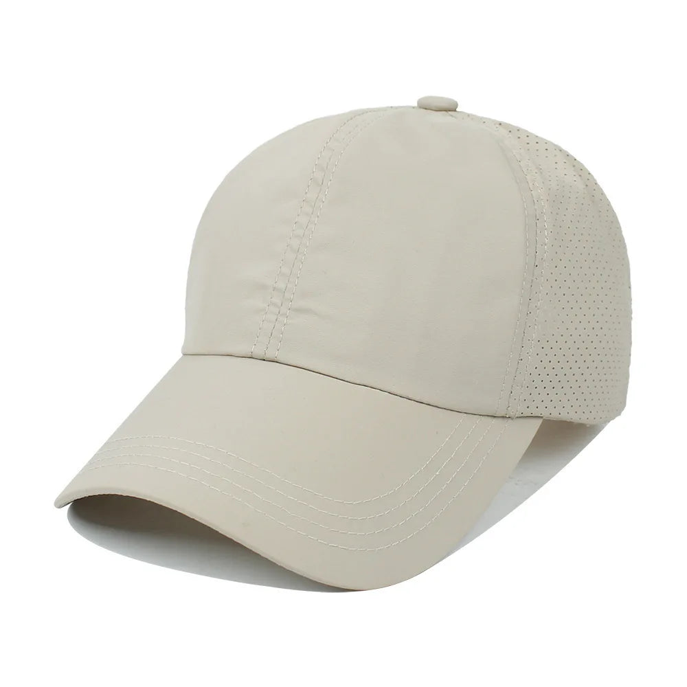 Summer Solid Color Baseball Cap Women's Athleisure Cross