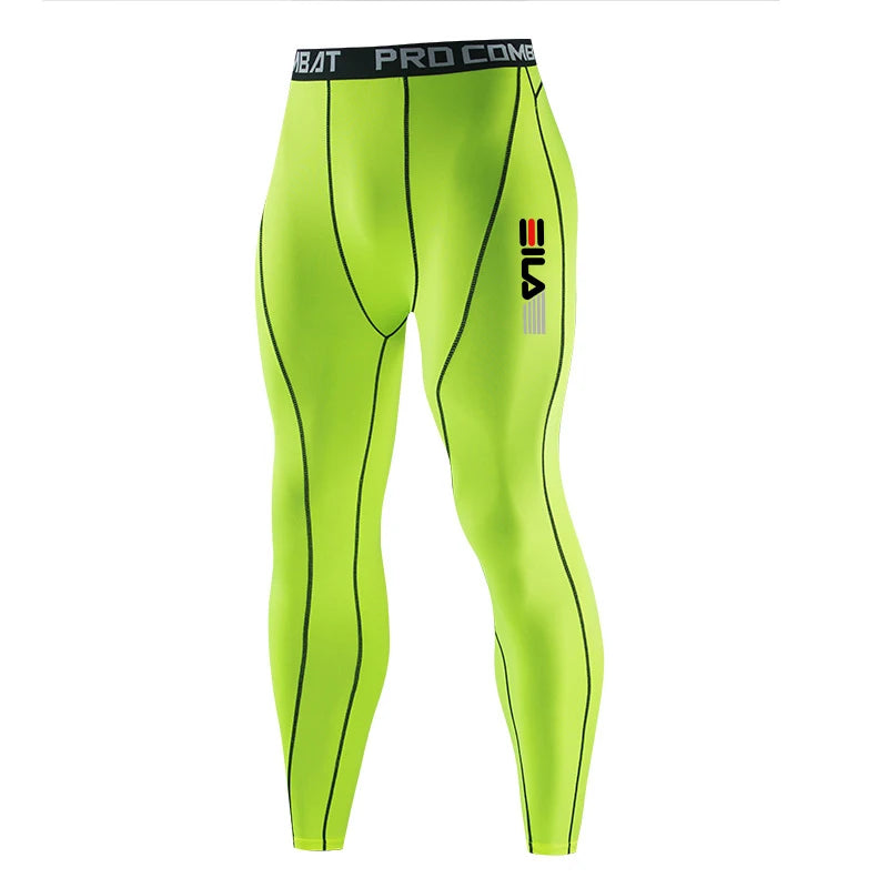 Running Leggings Men Sportswear Quick Dry Gym Fitness