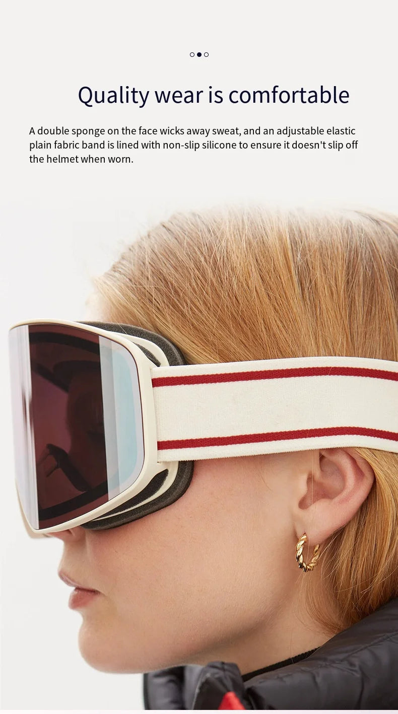 Ski Snowboard Goggles Women Men Skiing Eyewear Mask