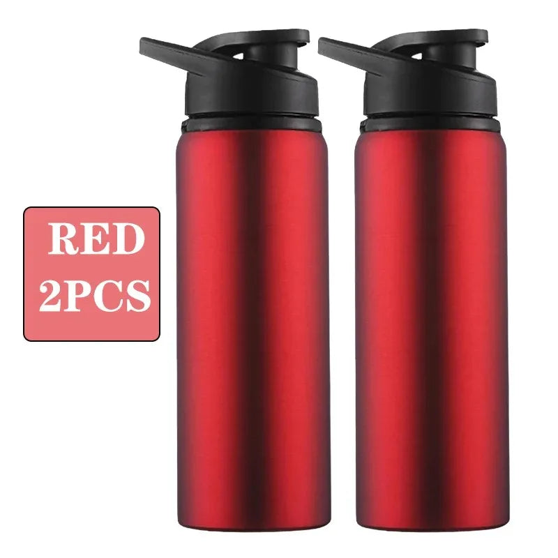 Portable Stainless Steel Water Bottle Bicycle Riding Drinking