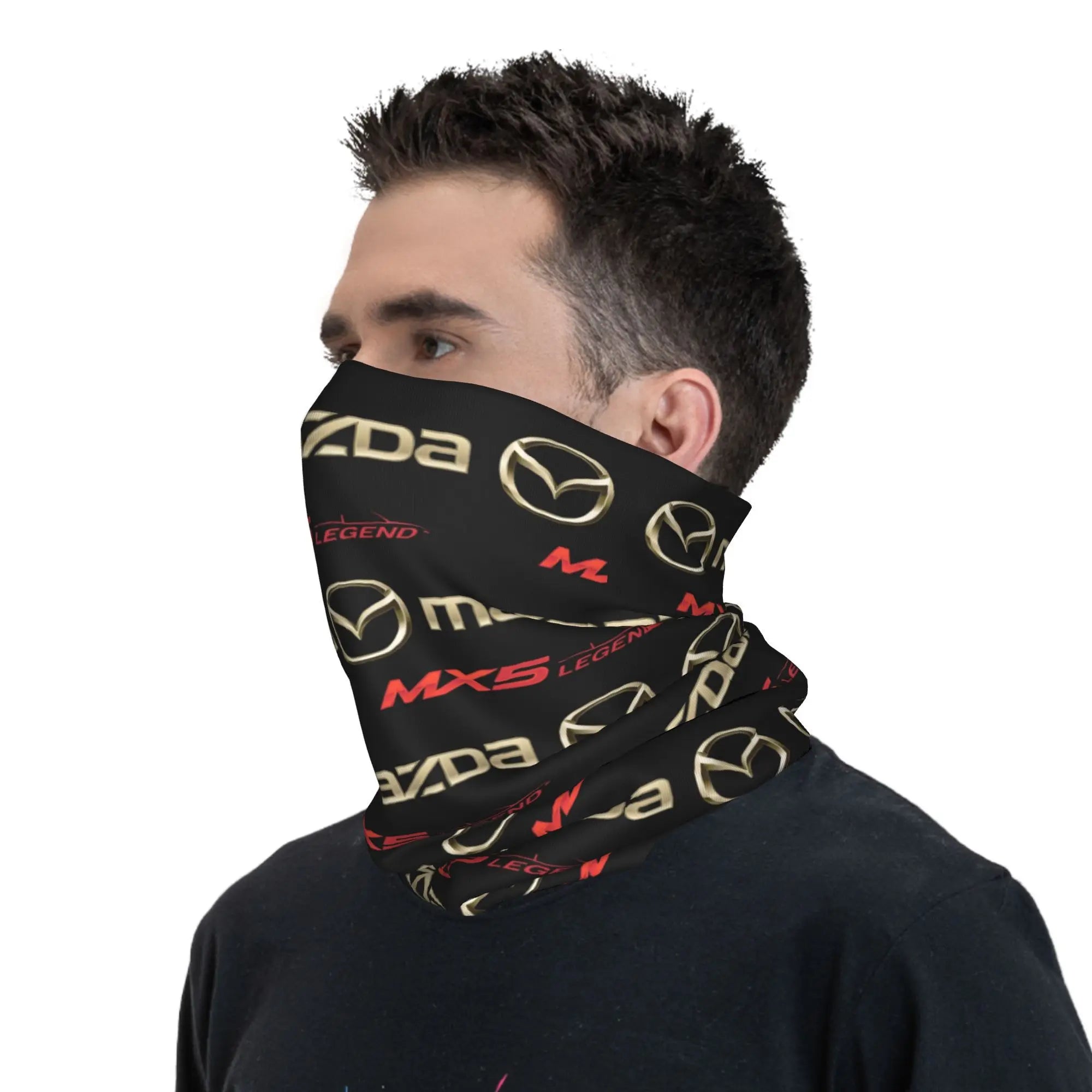 Custom M-Mazdas MX-5 Bandana Neck Gaiter Hiking Cycling