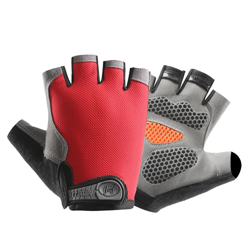 Unisex Half-Finger Anti-Slip Gym Gloves, image 1 of 28