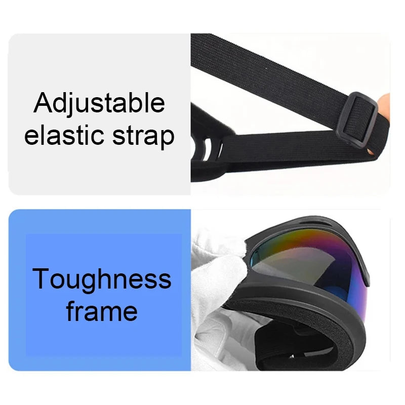 Skiing Goggles Cycling Motorcycle Windproof Goggles Anti-fog UV400