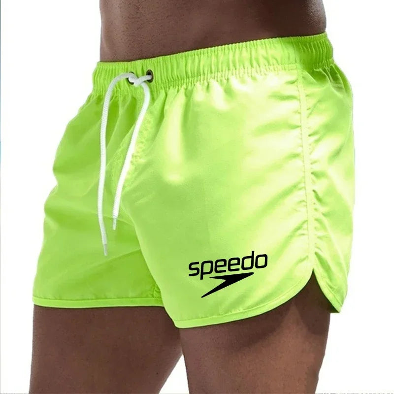 Summer Men's Shorts 2025 Beach Trunks Swim Gym