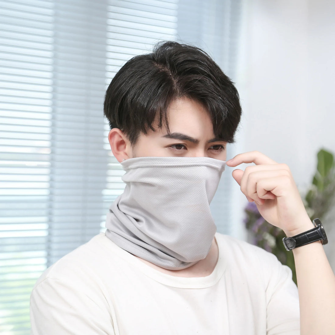 Solid Colour Multi-Use Neck Warmer Tube