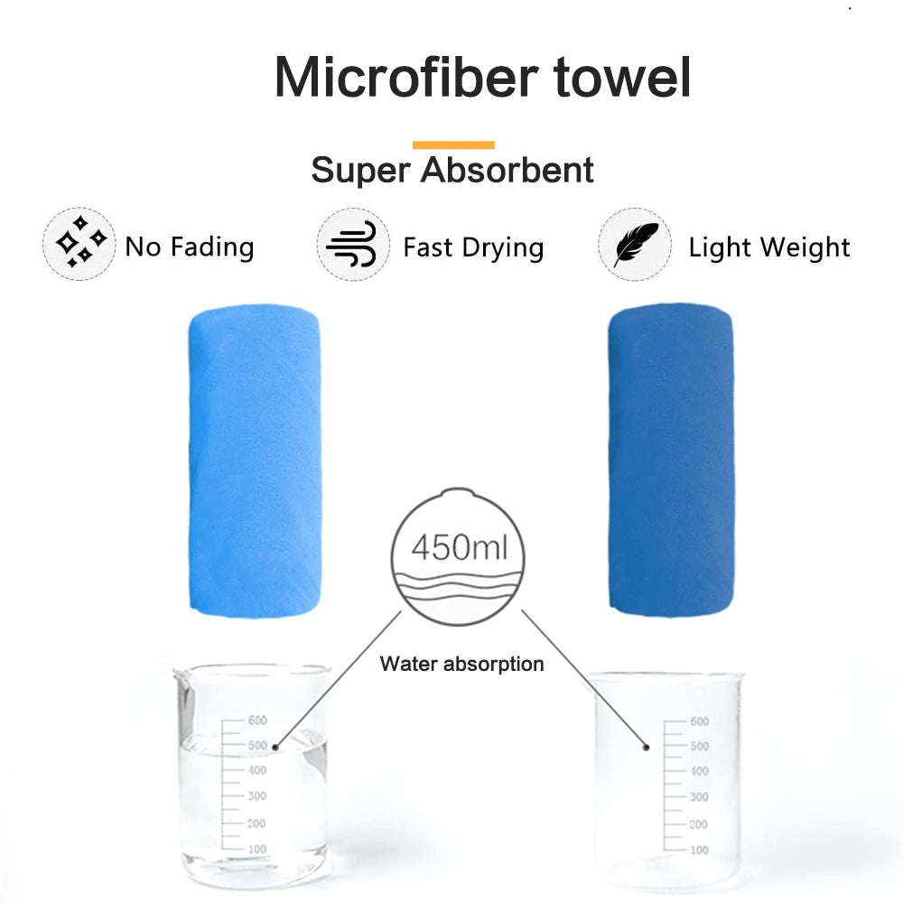 Quick-Dry Microfibre Sports Towel, 4 Sizes