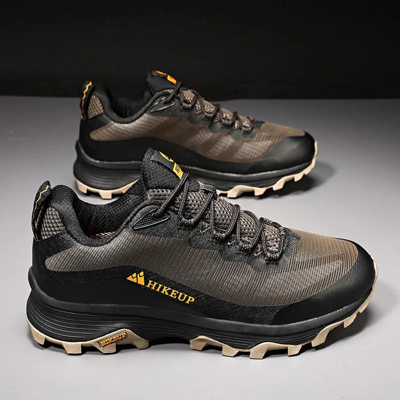 HIKEUP Outdoor Running Shoes Men Women Anti-skid Hiking