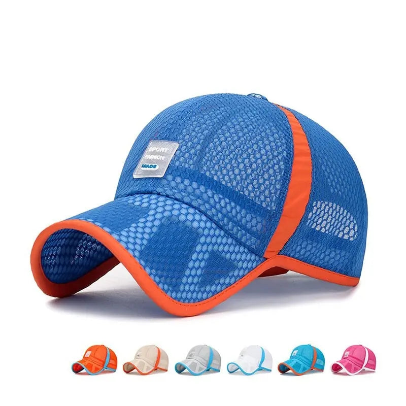 Kids' Breathable Curved-Brim Baseball Cap