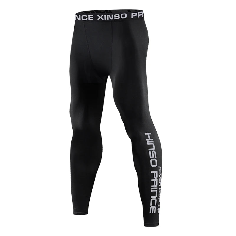 Mens Tight Gym Compression Pants Quick Dry Fit