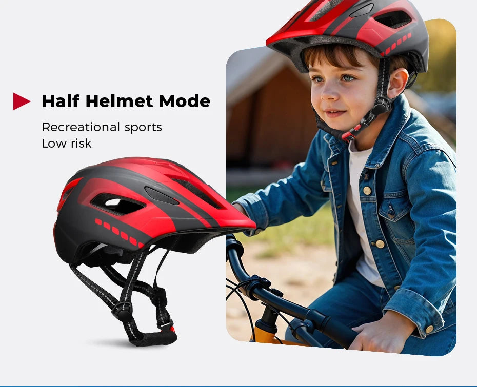 VICTGOAL Kids' Detachable Full-Face Bike Helmet