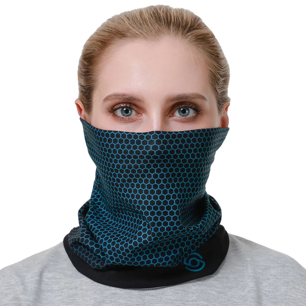 Unisex Gradient Print Bandana Neck Gaiter