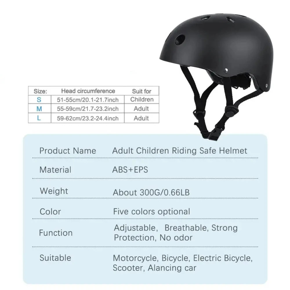Electric Scooter Round Bike Helmet Cycling Skateboard Ski