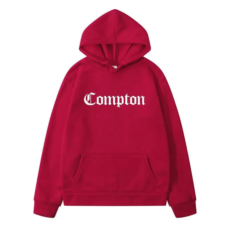 Compton Goth Design Letter Y2k Hoodie Hoodies Men's