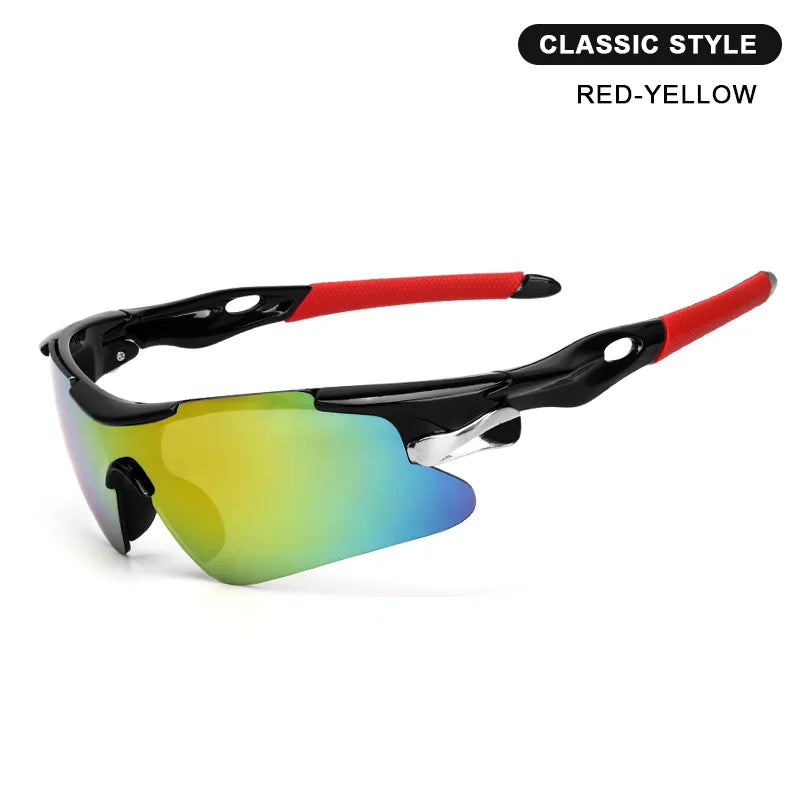 RIDERACE Men's Wraparound Cycling Sunglasses
