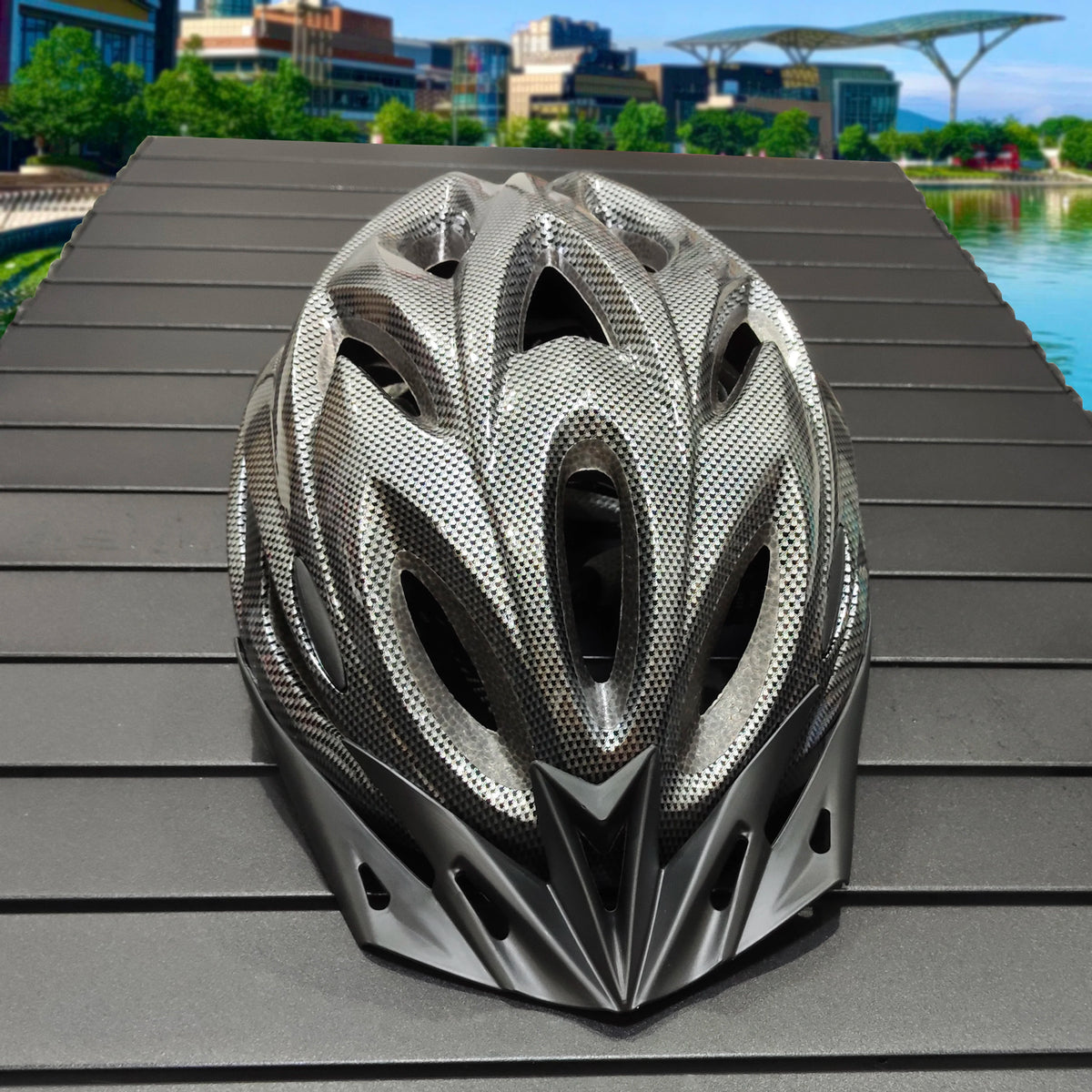 PMT Vented Bike Helmet, Adjustable 56-62cm, image 5 of 20