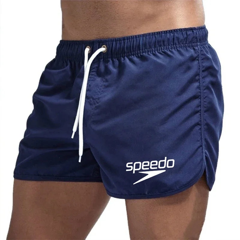 Summer Men's Shorts 2025 Beach Trunks Swim Gym