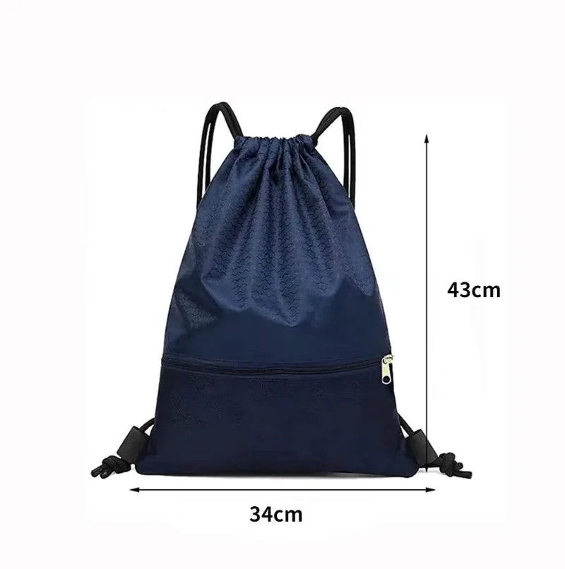 Outdoor Sport Gym Drawstring Bag Thick Rope Basketball