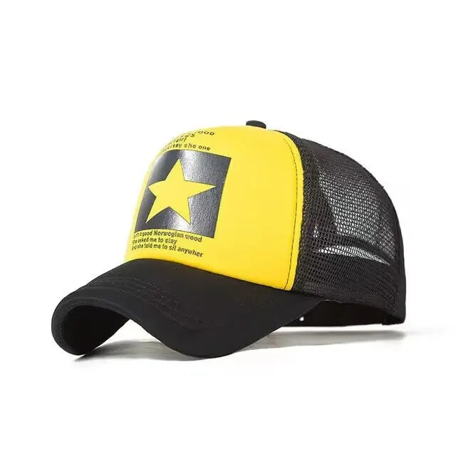 Unisex Mesh-Back Snapback Baseball Cap
