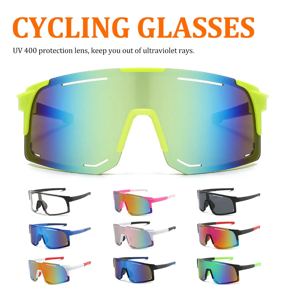 Polarized Cycling Sunglasses UV Protection Windproof Glasses Men