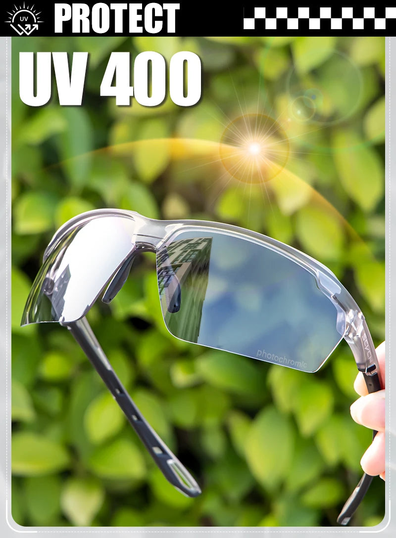 SCVCN Photochromic Cycling Sunglasses