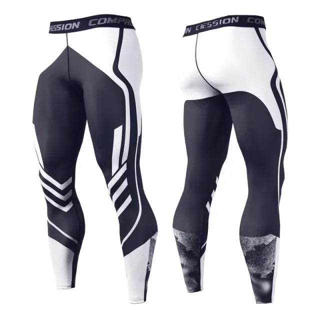 Men's Compression Pants Men Sportswear Training Legging Gym