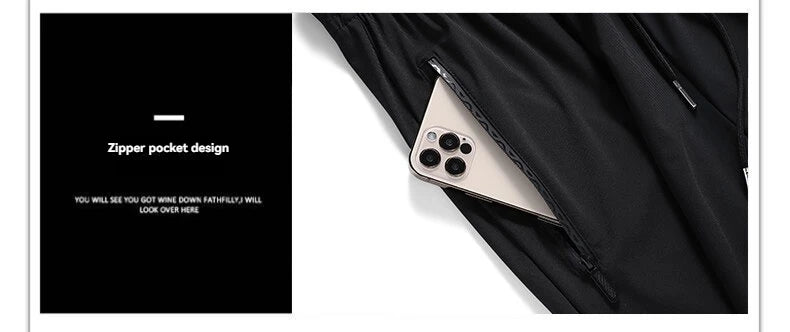 High Quality Ice Silk Quick Drying Long Pants