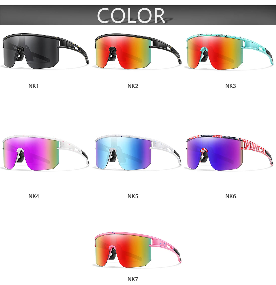 Kids' Flexible Cycling Sunglasses, Ages 3-8